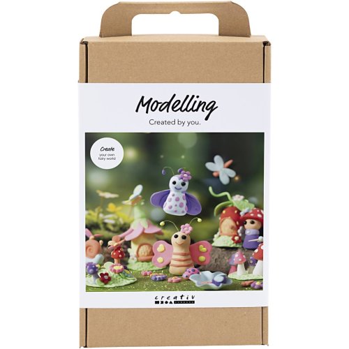 Sada modelování ze samotvrdnoucí hedvábné hmoty Silk Clay - VÍLY