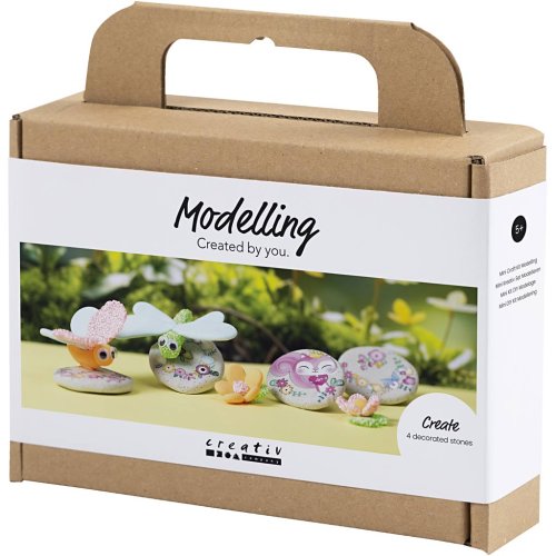 Mini kreativní sada VYTVOŘ VLASTNÍ KAMÍNKY A MALUJ - obrázek