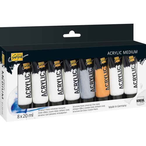 Sada Strukturovací pasta SOLO GOYA 20 ml 8 druhů
