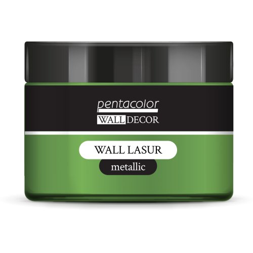 Lazurovací barva na zeď metallic WALL DECOR 150 ml ZELENÁ-ZLATÁ