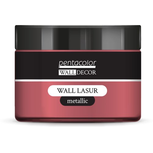 Lazurovací barva na zeď metallic WALL DECOR 150 ml PERLEŤOVÁ RŮŽOVÁ