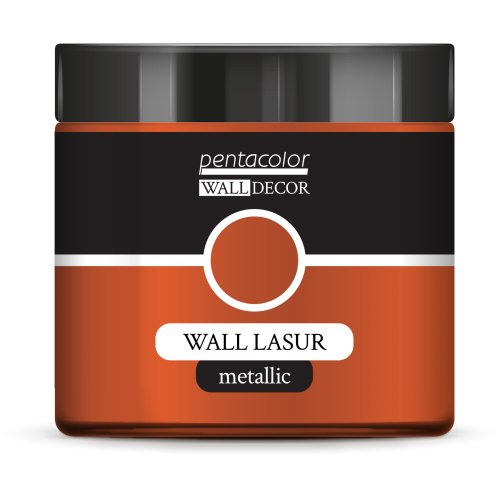 Lazurovací barva na zeď metallic WALL DECOR 500 ml OHNIVÁ ZLATÁ