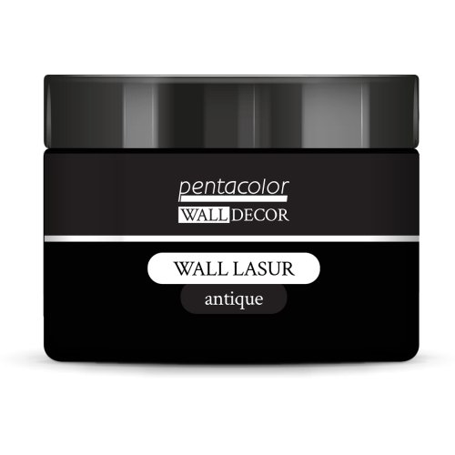 Lazurovací barva na zeď antique WALL DECOR 150 ml ČERNÁ