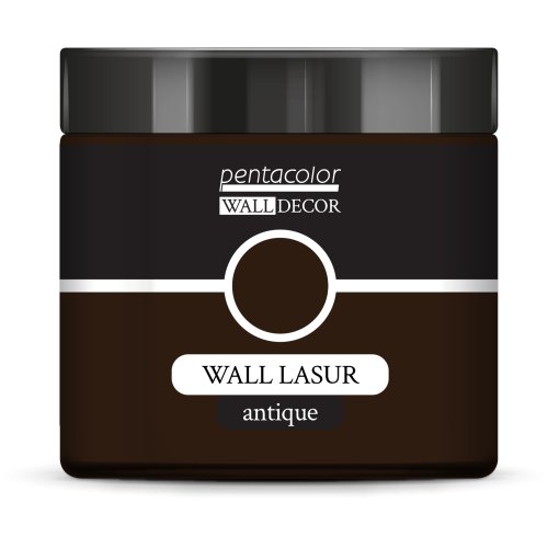 Lazurovací barva na zeď antique WALL DECOR 500 ml ŽLUTOHNĚDÁ