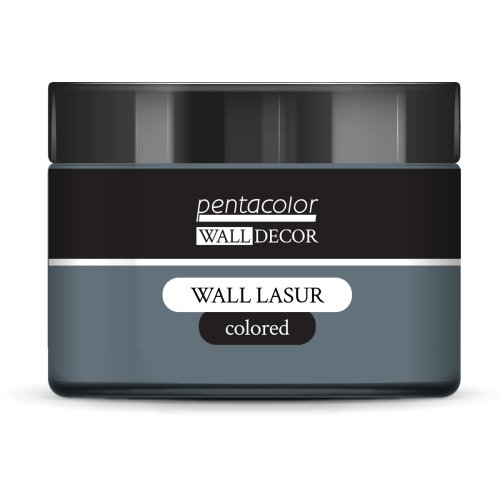 Lazurovací barva na zeď barevná WALL DECOR 150 ml ŠEDÁ