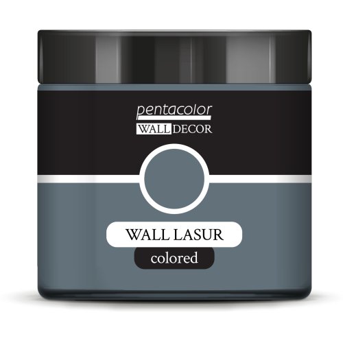 Lazurovací barva na zeď barevná WALL DECOR 500 ml ŠEDÁ