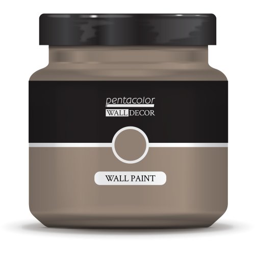 Barva na zeď WALL DECOR 1000 ml TMAVÁ BÉŽOVÁ
