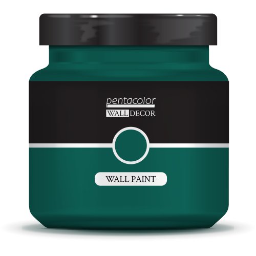 Barva na zeď WALL DECOR 1000 ml SMARAGDOVÁ ZELENÁ