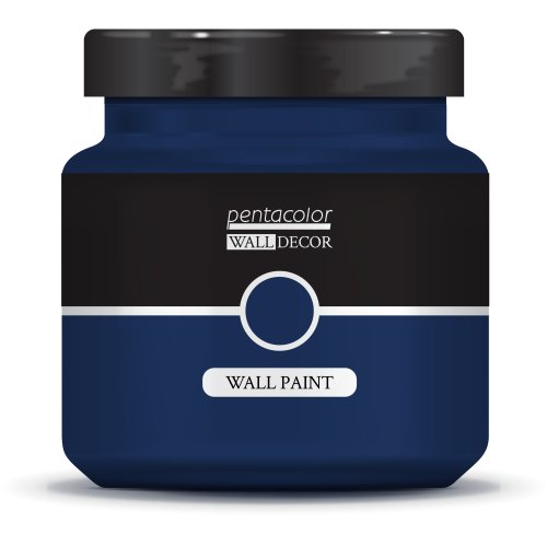 Barva na zeď WALL DECOR 1000 ml OCEÁN MODRÁ