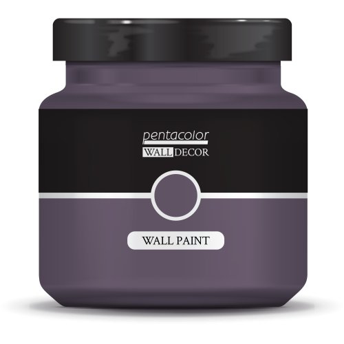 Barva na zeď WALL DECOR 1000 ml ŠVESTKOVÁ