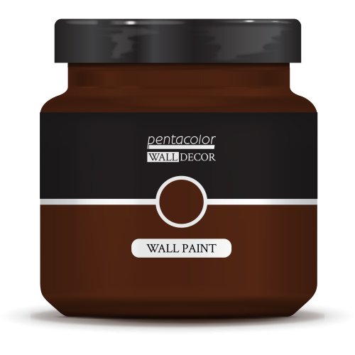Barva na zeď WALL DECOR 1000 ml REZAVÁ HNĚDÁ
