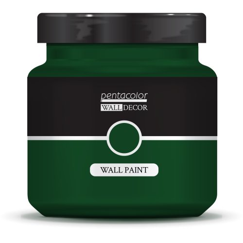 Barva na zeď WALL DECOR 1000 ml SAMETOVÁ ZELENÁ