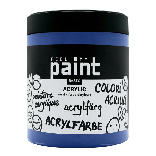 Akrylová barva FeelMyPaint 500 ml MARS ČERNÁ - certifikace o bezpečnosti dětských hraček