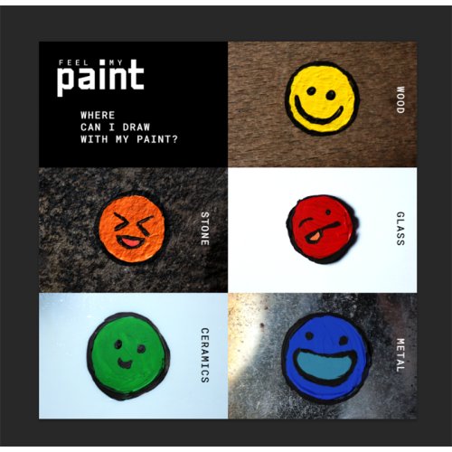 Akrylová barva FeelMyPaint 500 ml PYROL ČERVENÁ - certifikace o bezpečnosti dětských hraček