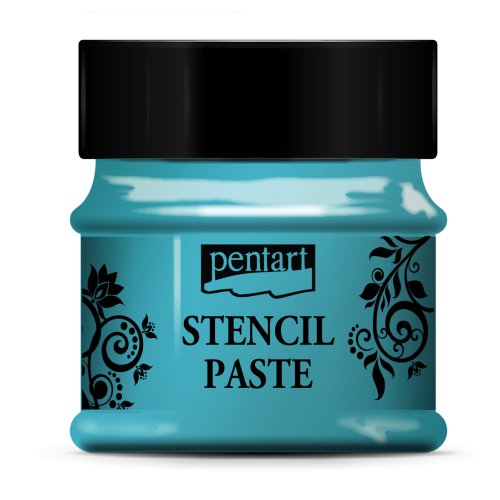 Šablonová pasta perleťová PENTART 50 ml TYRKYSOVÁ