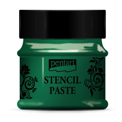 Šablonová pasta perleťová PENTART 50 ml ZELENÁ