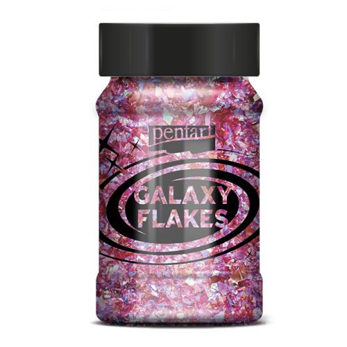 Galaxy vločky PENTART 15 g JUNO RŮŽOVÁ