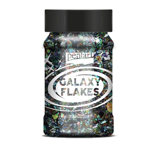 Galaxy vločky PENTART 15 g SATURN ZELENÁ