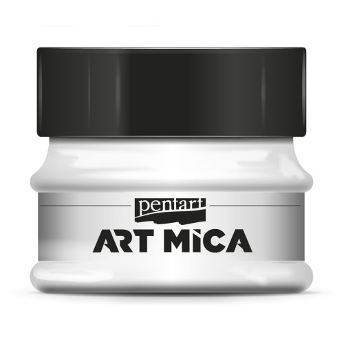 Minerální prášek ART MICA PENTART 9 g BÍLÁ