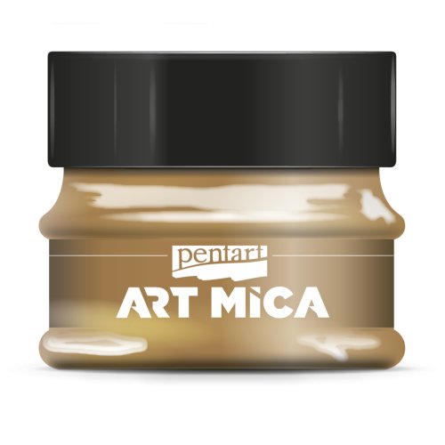 Minerální prášek ART MICA PENTART 9 g ZLATO HNĚDÁ