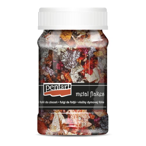 Metalické vločky PENTART 100 ml M12