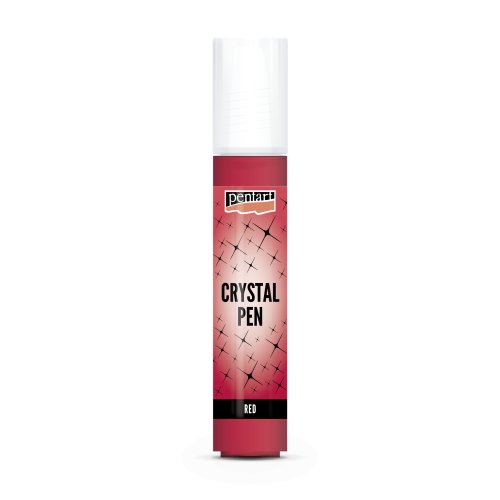 Křišťálové pero PENTART 30 ml ČERVENÁ