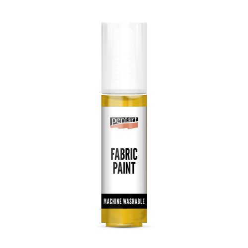 Barva na světlý a tmavý textil PENTART 20 ml SLUNEČNÍ ŽLUTÁ