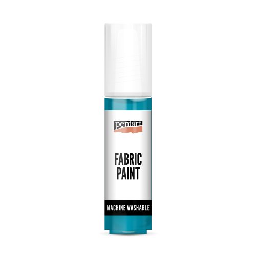 Barva na světlý a tmavý textil PENTART 20 ml TYRKYSOVÁ MODRÁ