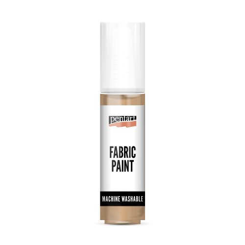 Barva na světlý a tmavý textil PENTART 20 ml OŘÍŠKOVÁ