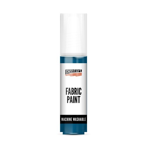Barva na světlý a tmavý textil PENTART 20 ml PETROL MODRÁ