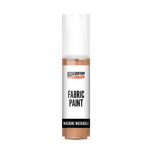 Barva na světlý a tmavý textil metalická PENTART 20 ml MĚDĚNÁ