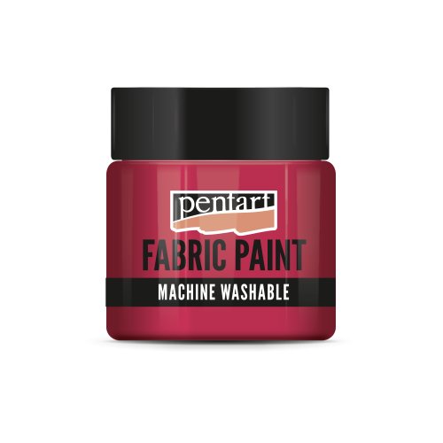 Barva na světlý a tmavý textil PENTART 50 ml ČERVENÁ