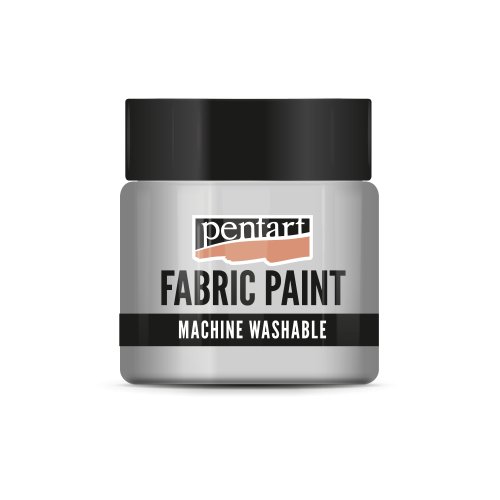 Barva na světlý a tmavý textil PENTART 50 ml ŠEDÁ