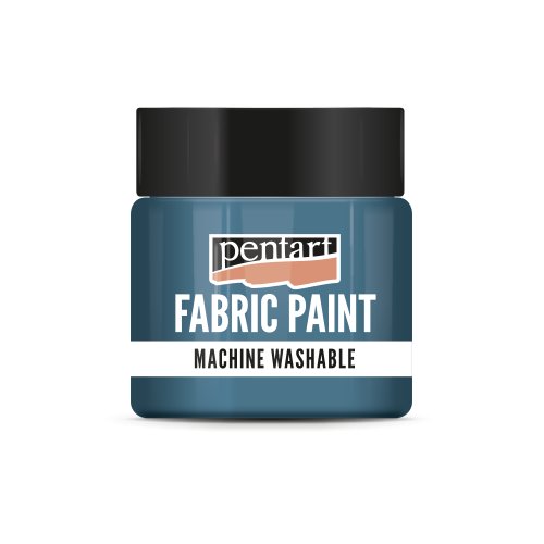 Barva na světlý a tmavý textil PENTART 50 ml PETROL MODRÁ