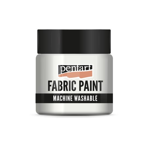 Barva na světlý a tmavý textil PENTART 50 ml PERLEŤOVÁ BÍLÁ