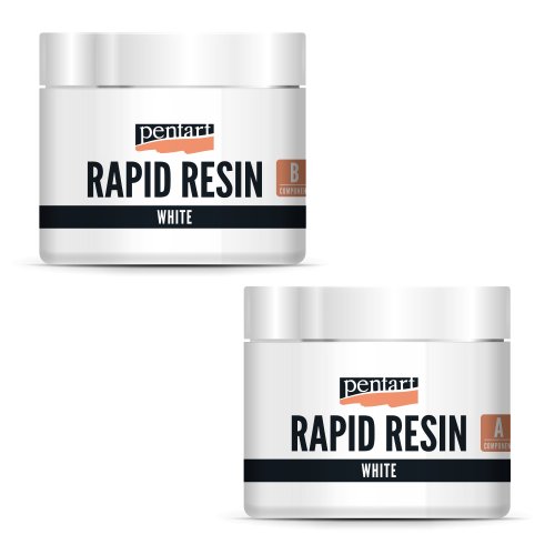 Rychle tuhnoucí pryskyřice Rapid Resin PENTART 80 ml BÍLÁ