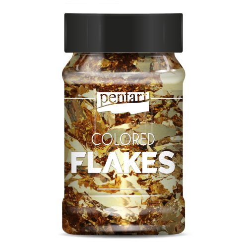 Barevné fóliové vločky PENTART 100 ml