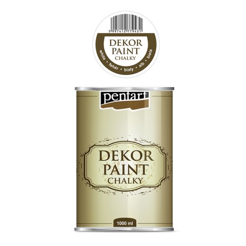 Křídová a dekorační barva PENTART 1000 ml