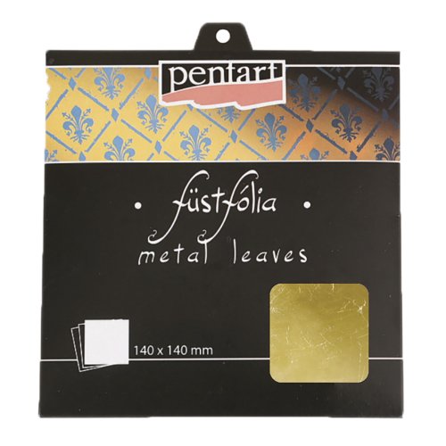 Metalické plátky PENTART 140 x 140 mm 5 listů