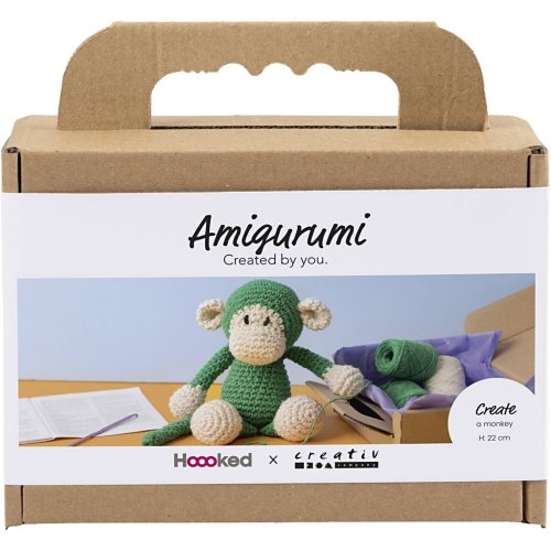 Amigurumi sada háčkování - CHYTRÁ OPIČKA