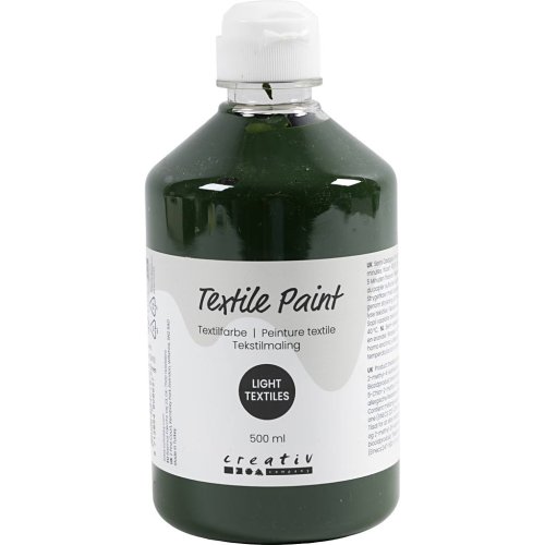 Barva na textil CREATIV 500 ml OLIVOVÁ ZELENÁ