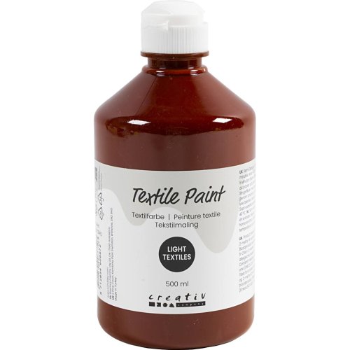 Barva na textil CREATIV 500 ml HNĚDÁ