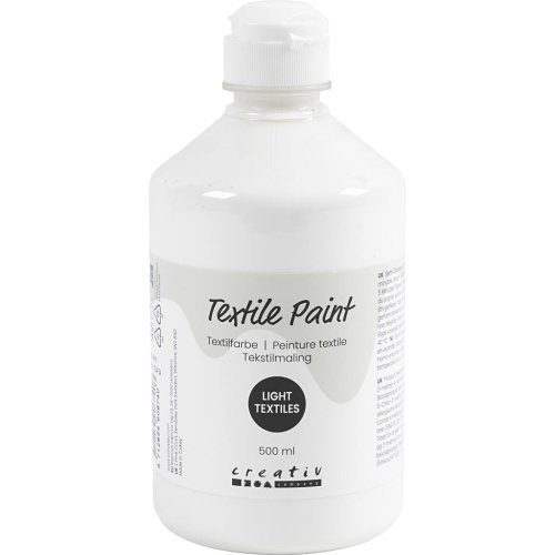 Barva na textil CREATIV 500 ml BÍLÁ