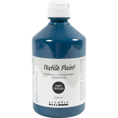 Barva na textil CREATIV 500 ml TYRKYSOVÁ MODRÁ