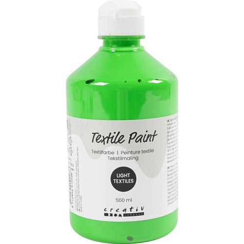 Barva na textil CREATIV 500 ml NEONOVÁ ZELENÁ