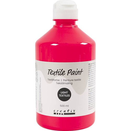 Barva na textil CREATIV 500 ml NEONOVÁ RŮŽOVÁ