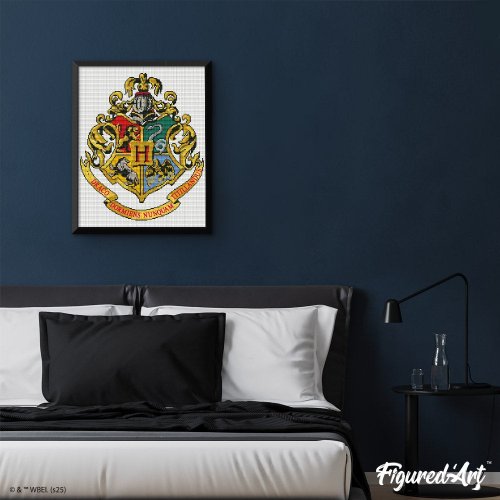 Diamantové malování - HARRY POTTER - BRADAVICKÝ ERB 40 x 50 cm na rámu - DP-WB00015-Y_3.jpg