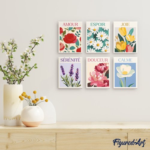 Mini malování podle čísel - KVĚTINY ŠTĚSTÍ 15 x 20 cm 6 obrázků bez rámu - MFA011_3.jpg