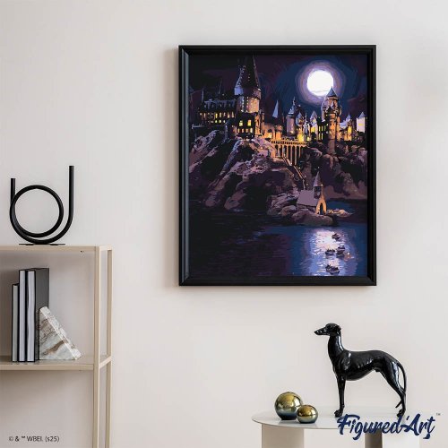 Malování podle čísel - HARRY POTTER - BRADAVICKÝ HRAD V NOCI 40 x 50 cm bez rámu - WB00003_4.jpg