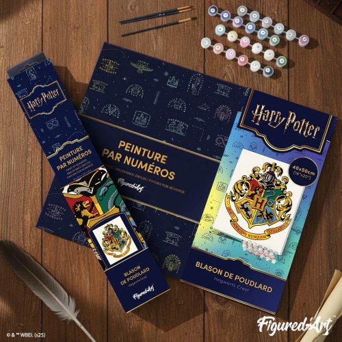 Malování podle čísel - HARRY POTTER - BRADAVICKÝ ERB 40 x 50 cm na rámu - WB00015-Y_2.jpg